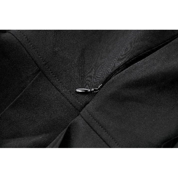 Darkinlove Women's Gothic Bowknot Pleated Sleeveless Dress