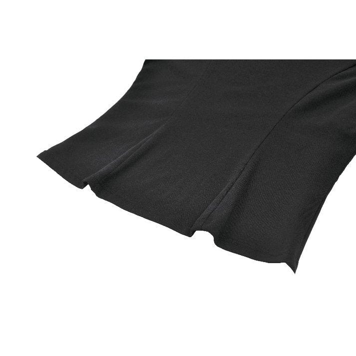 Darkinlove Women's Gothic Cut-out Butterfly Mesh Sleeves Shirt