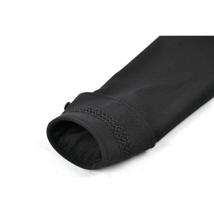 Darkinlove Women's Gothic Double-breasted High/Low Stand Collar Coat