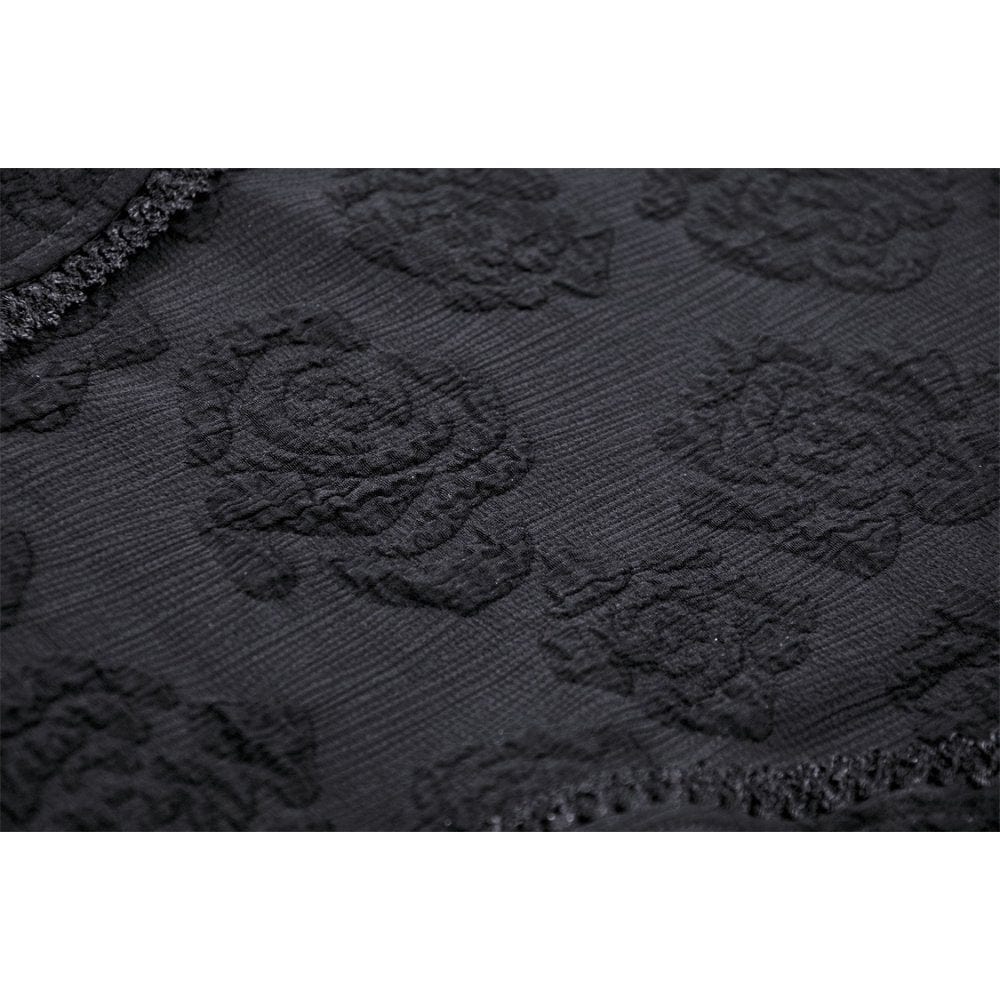 Darkinlove Women's Gothic Flared Sleeved Lace Splice Cape