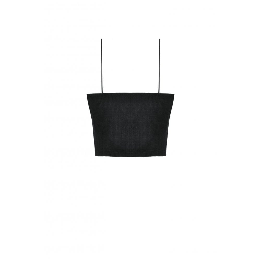 Darkinlove Women's Gothic Irregular Lace Splice Tank Top