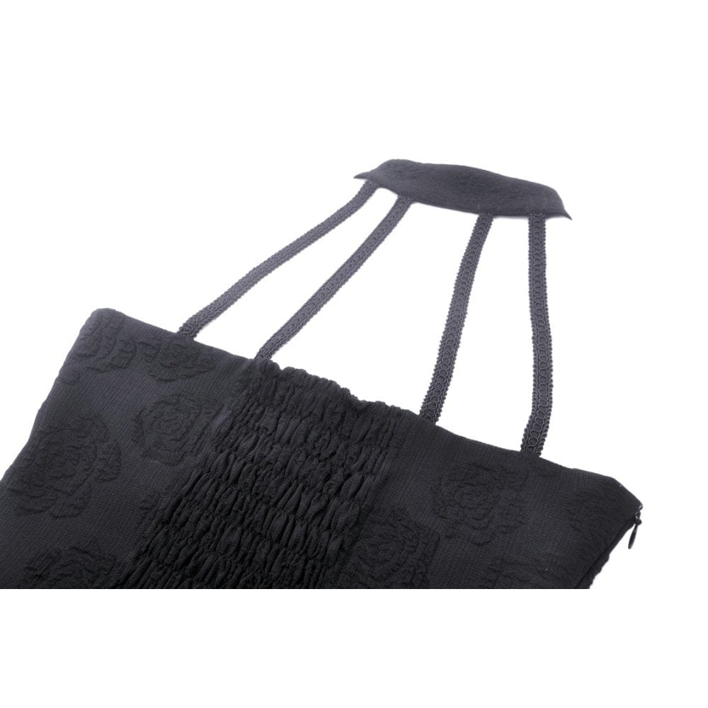 Darkinlove Women's Gothic Irregular Off Shoulder Lace Dress