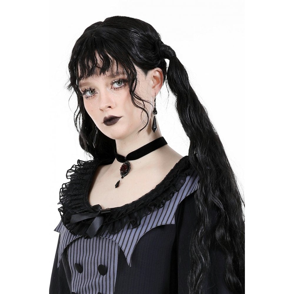 Darkinlove Women's Gothic Rose Velvet Choker