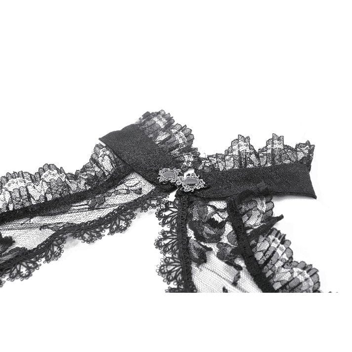 Darkinlove Women's Gothic Sheer Floral Lace Shrug