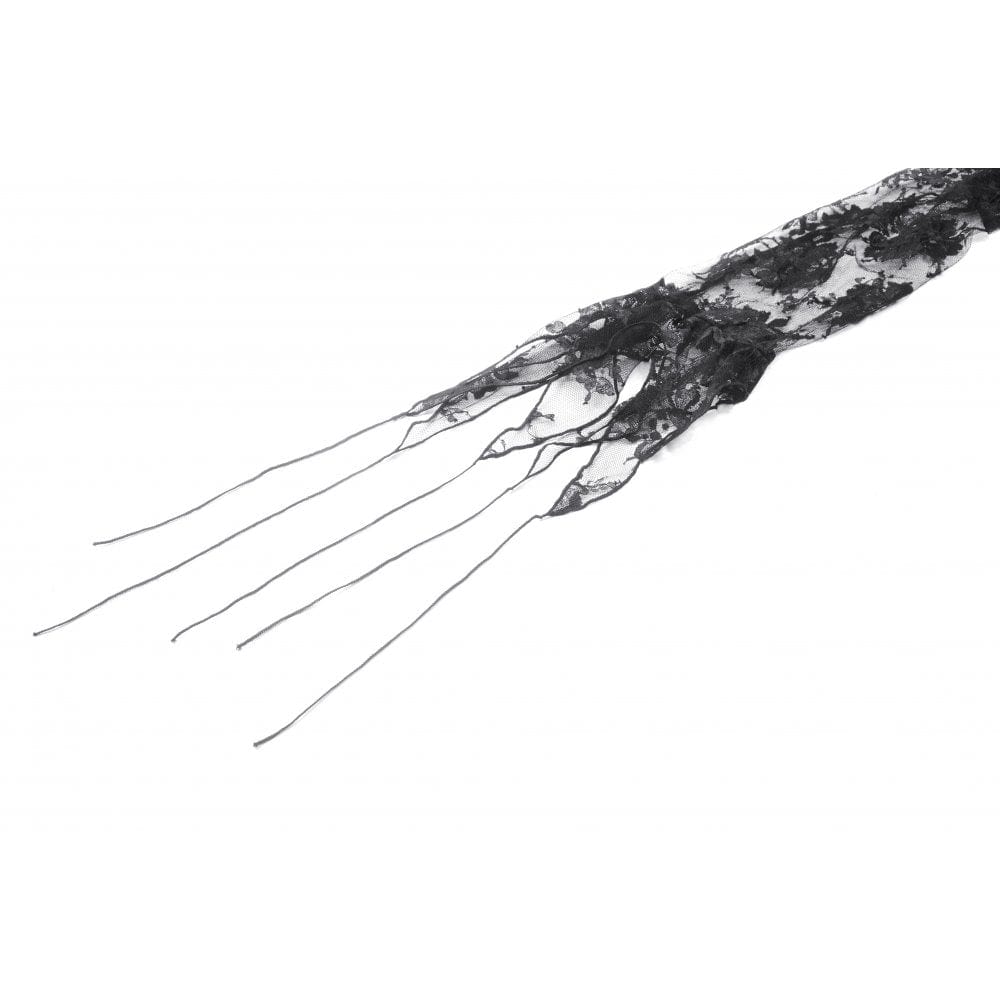 Darkinlove Women's Gothic Sheer Floral Lace Shrug