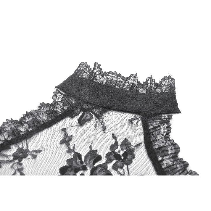 Darkinlove Women's Gothic Sheer Floral Lace Shrug