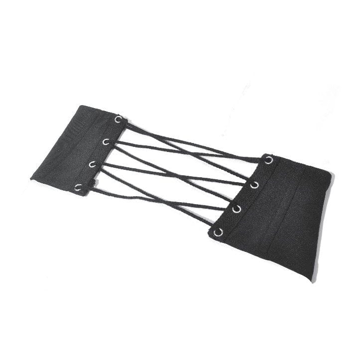 Darkinlove Women's Punk Buckle-up Side Zip Chained Belt