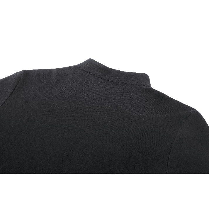 Darkinlove Women's Punk Cutout Plunging Shirt