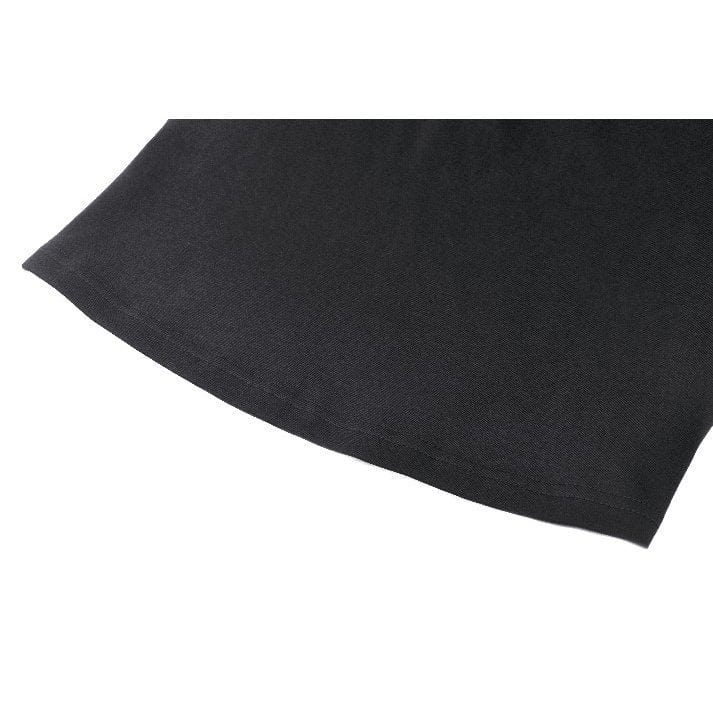 Darkinlove Women's Punk Cutout Plunging Shirt