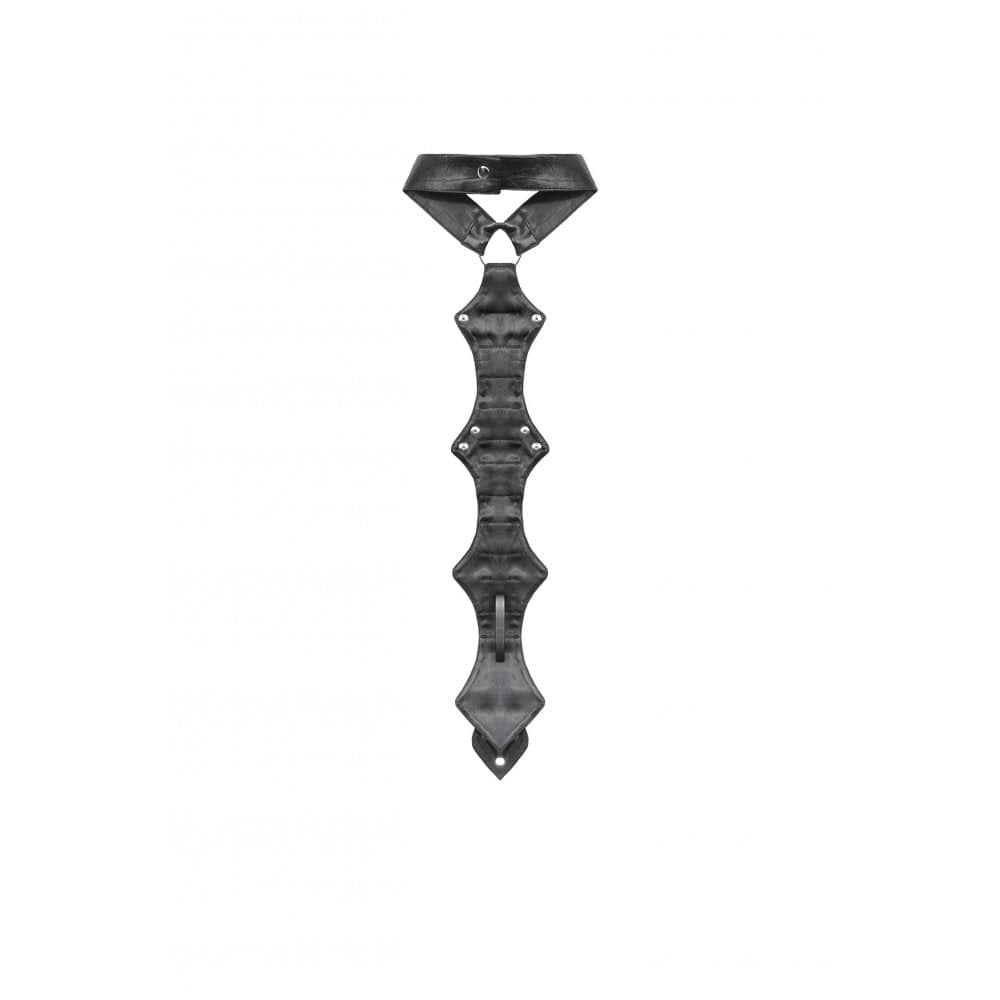 Darkinlove Women's Punk Irregular Faux Leather Necktie