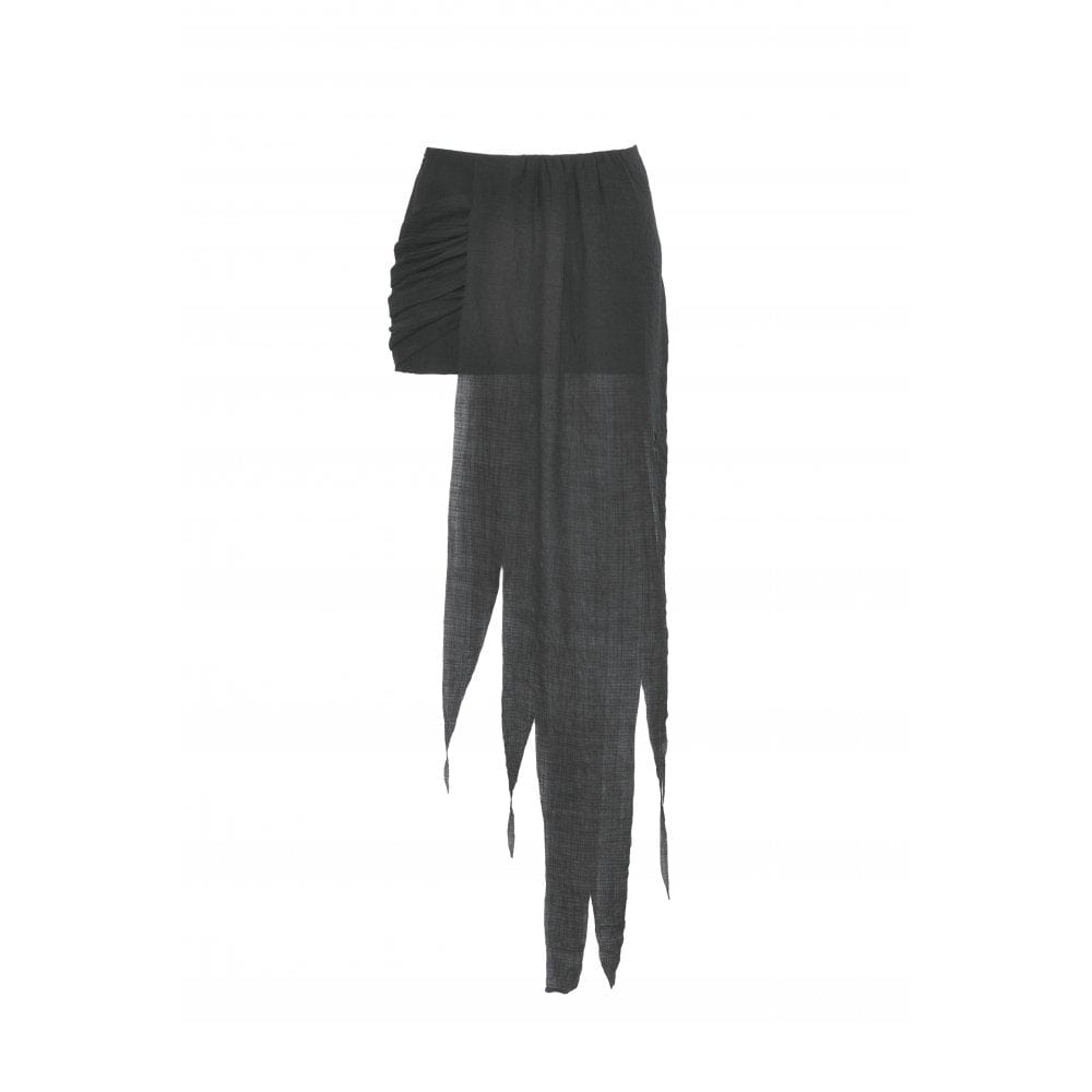Darkinlove Women's Punk Irregular Ruched Skirt