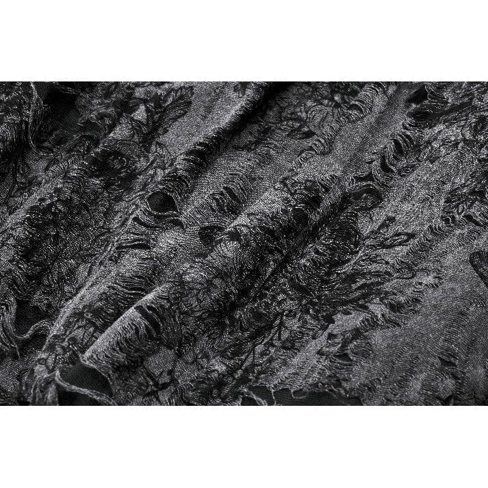 Darkinlove Women's Punk Lacing-up Ripped Short Skirt