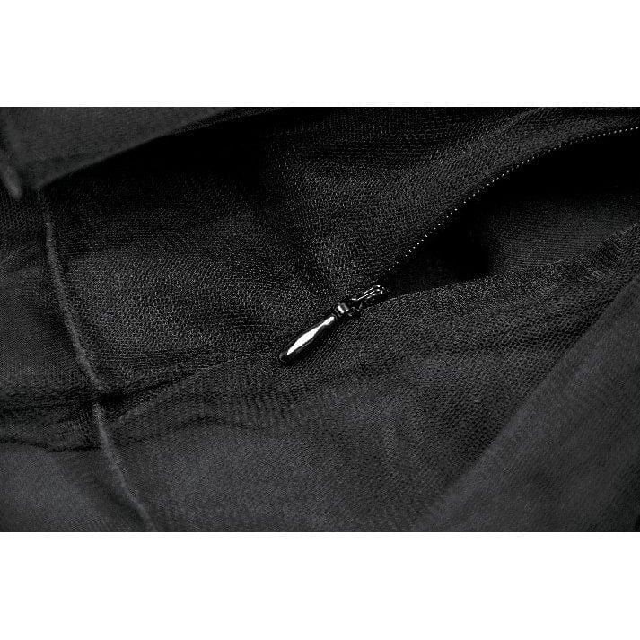 Darkinlove Women's Punk Multilayered Mesh Short Skirt