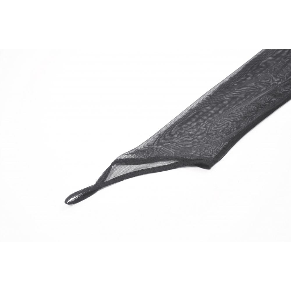 Darkinlove Women's Punk Sheer Mesh Bodysuit with Hood