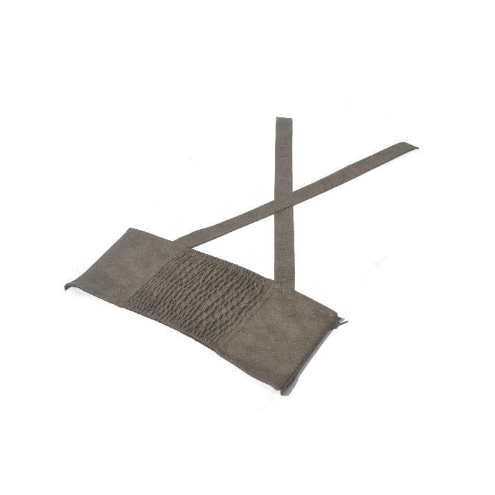 Darkinlove Women's Steampunk Irregular Buckle-up Underbust Corset with Detachable Pocket