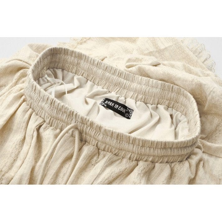 Darkinlove Women's Steampunk Multilayer High/Low Skirt