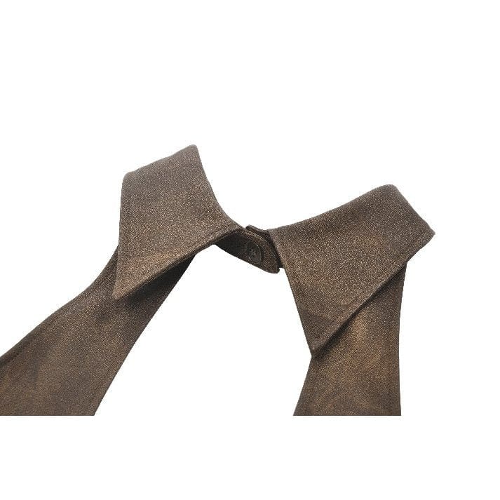 Darkinlove Women's Steampunk Utility Vest with Cargo Pockets