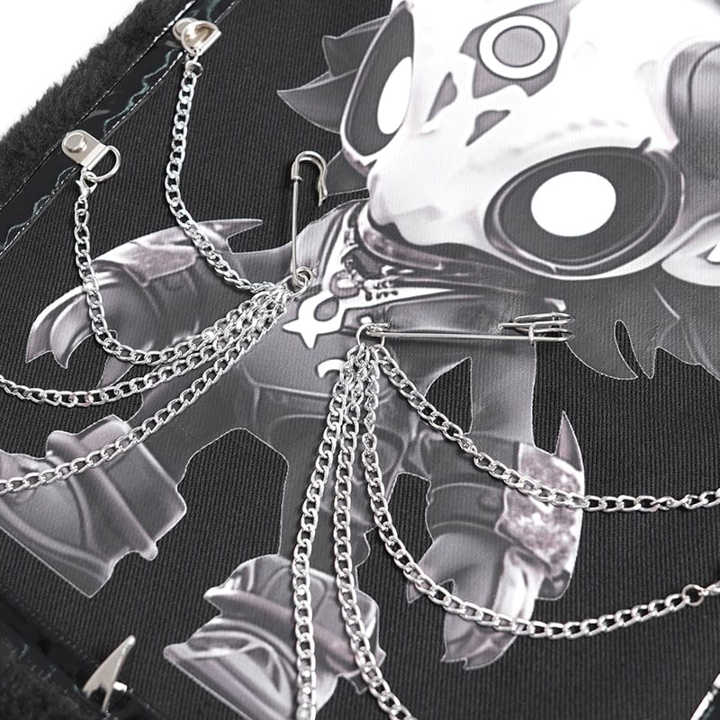 DEVIL FASHION Devil Fashion Hitt Pattern Chain Bag
