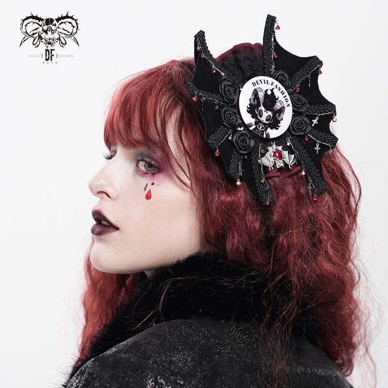 DEVIL FASHION Devil Fashion Lilimar Pattern Brooch Badge