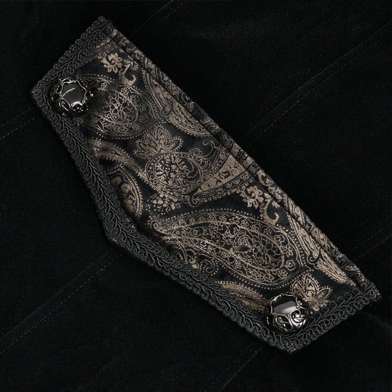 DEVIL FASHION Men's Gothic Lapel Single-breasted Jacket