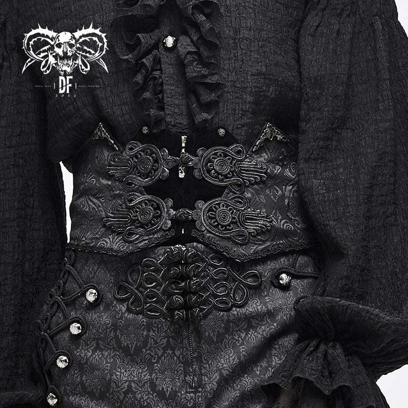 DEVIL FASHION Men's Gothic Strappy Belts