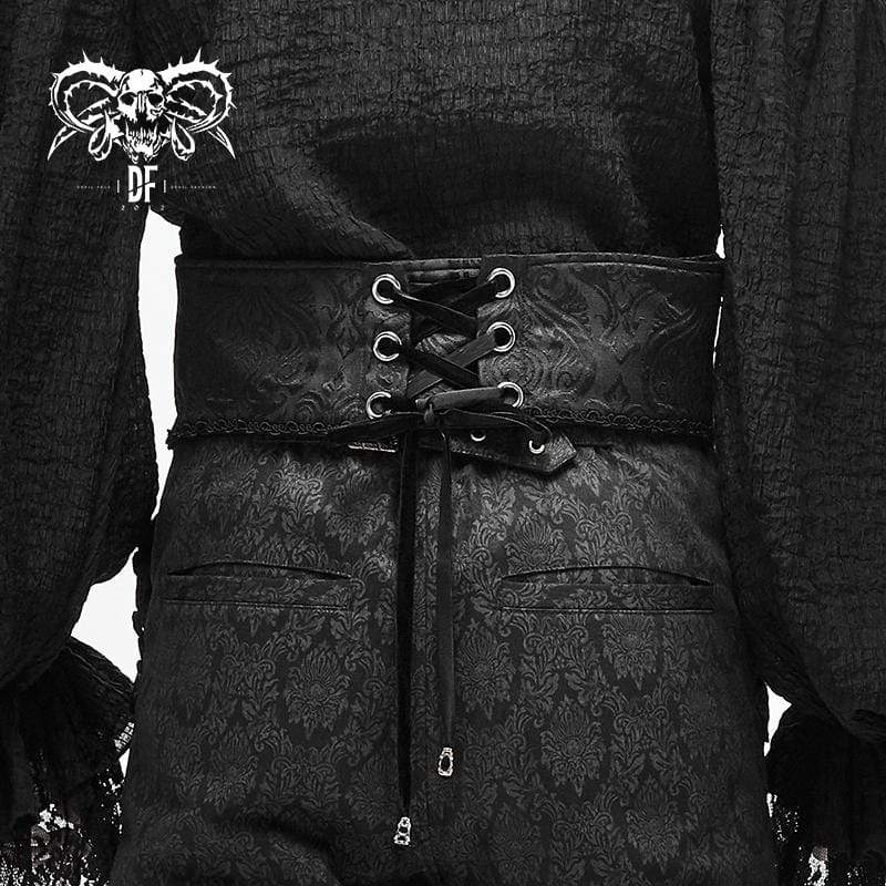 DEVIL FASHION Men's Gothic Strappy Belts