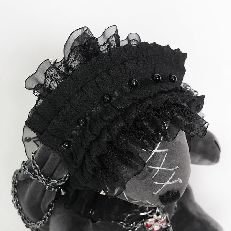 DEVIL FASHION Women's Gothic Chained Rabbit Doll