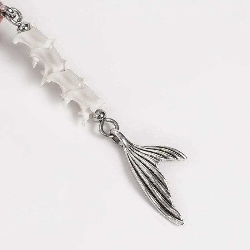 DEVIL FASHION Women's Punk Fishtail Eyeball Earrings