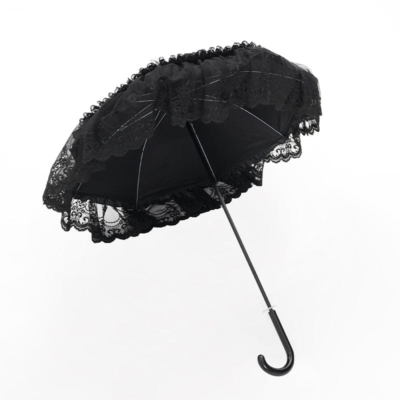 EVA LADY Women's Gothic Floral Lace Umbrella
