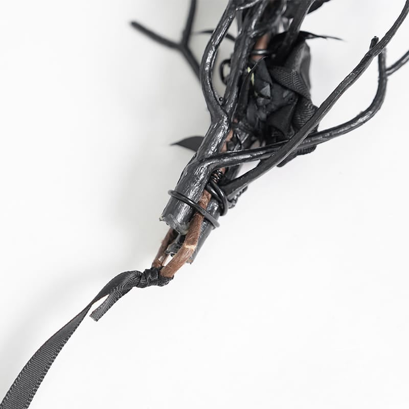 EVA LADY Women's Gothic Rose Twigs Headpiece