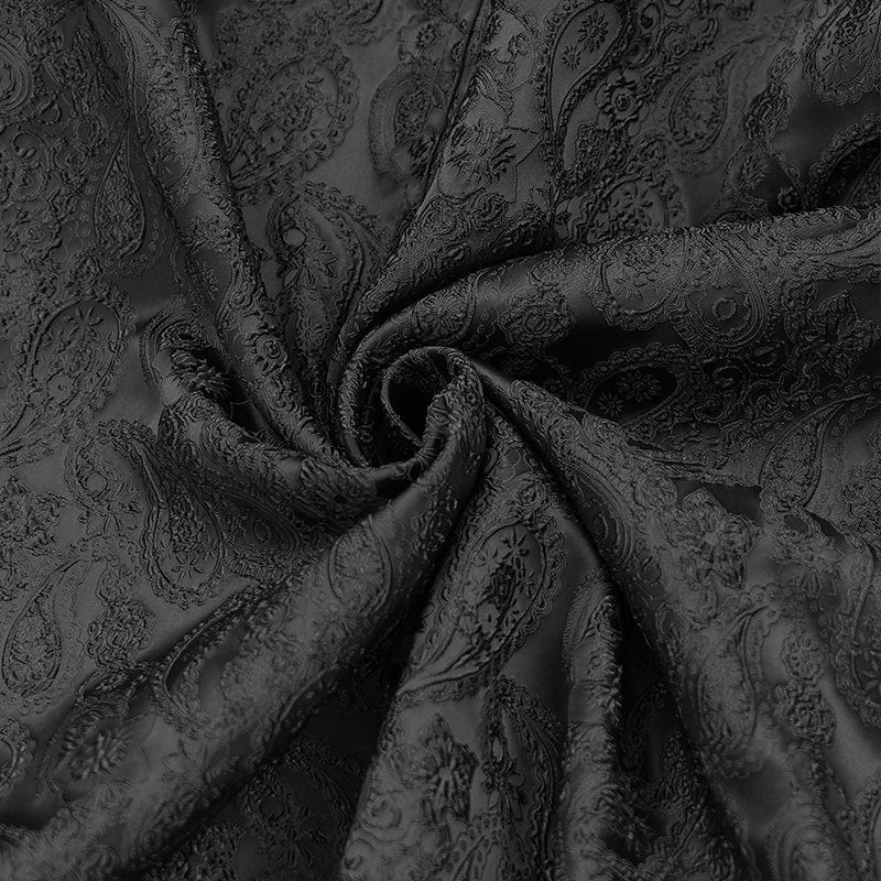 EVA LADY Women's Gothic Stand Collar Ruffled Coat with Hood