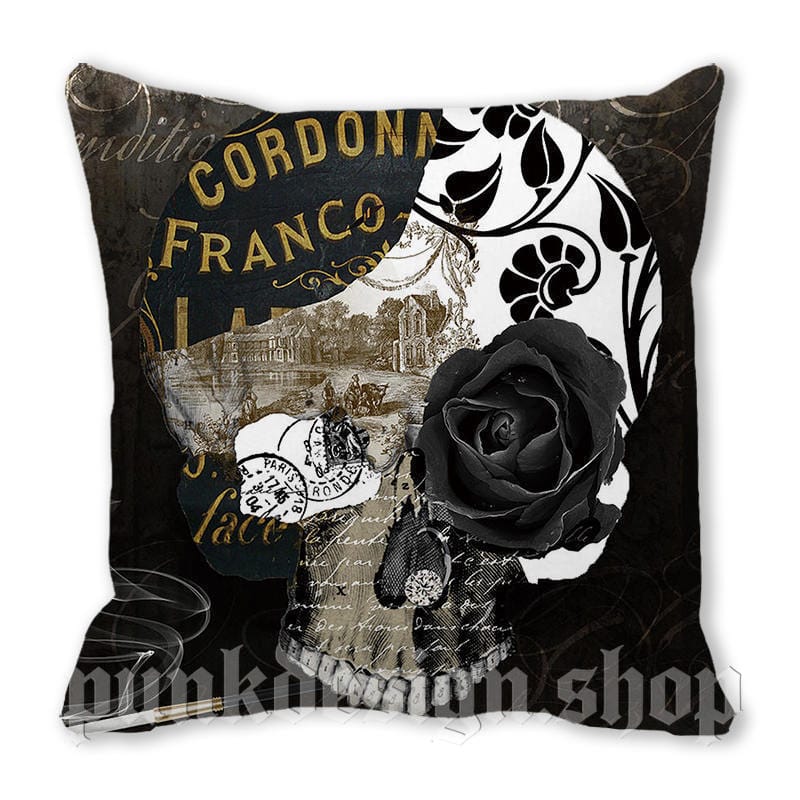 Kobine Home's Gothic Printed Pillow Case