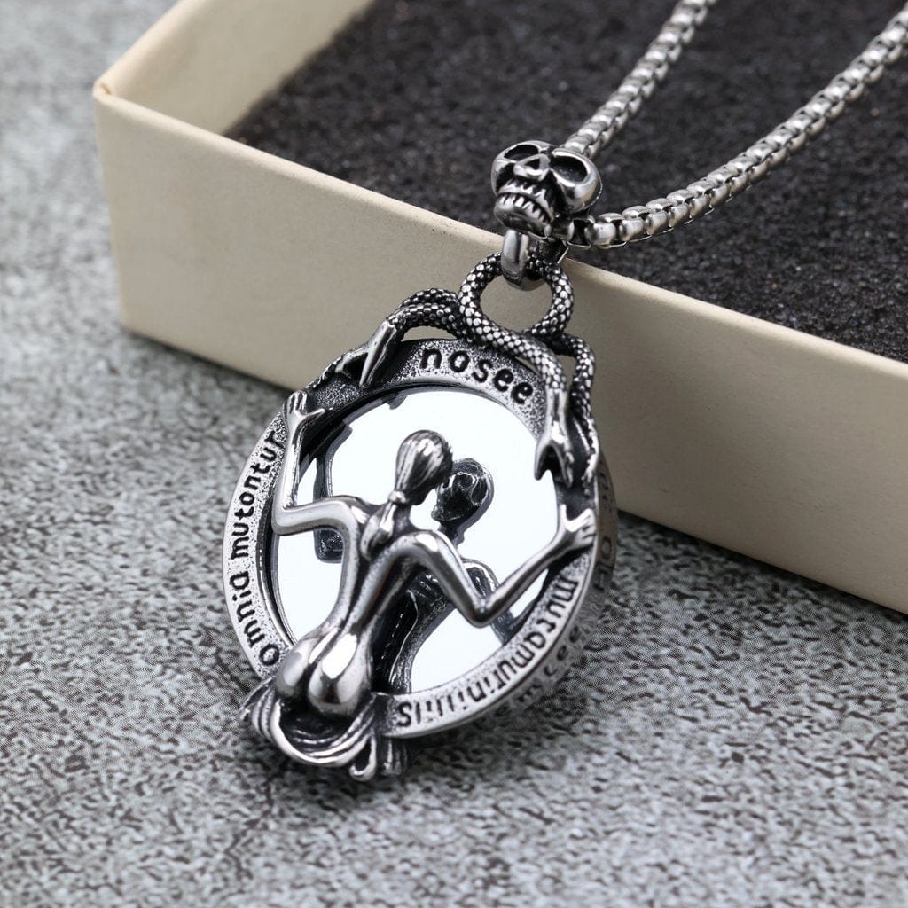 Kobine Men's Gothic Narcissus Necklace