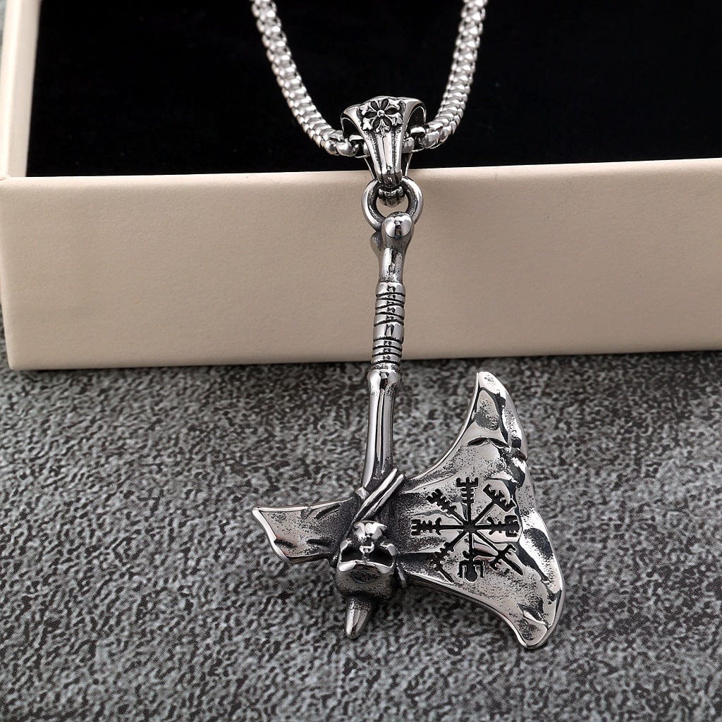 Kobine Men's Punk Axe Necklace