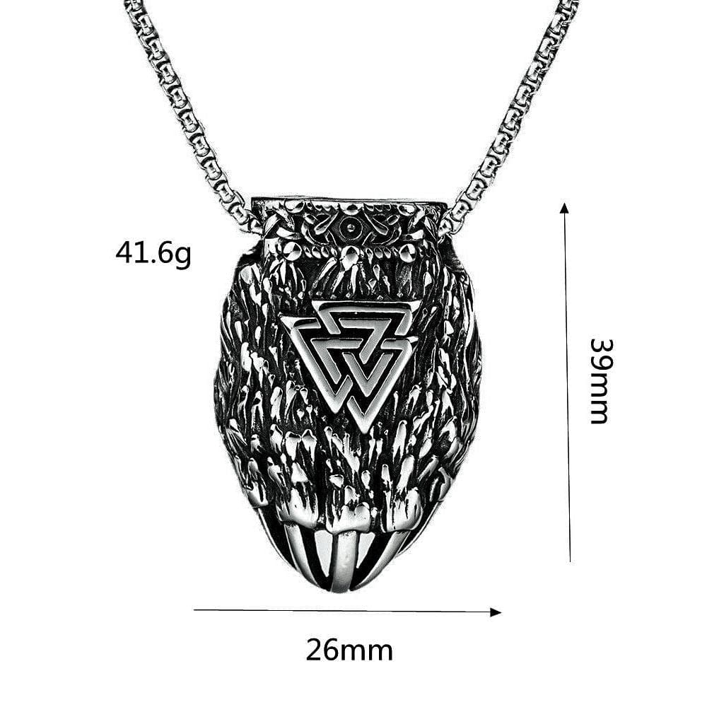 Kobine Men's Punk Bear Paw Necklace