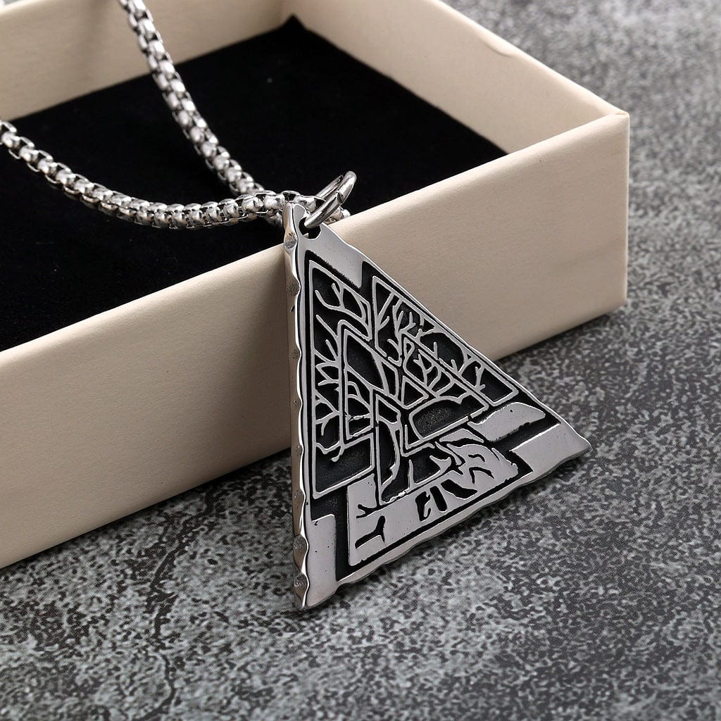 Kobine Men's Punk Celtic Tree of Life Necklace