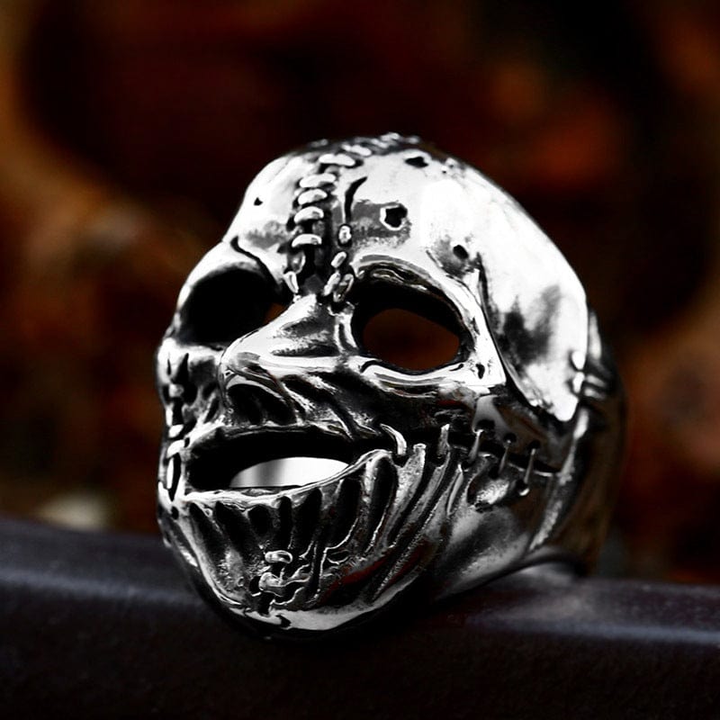 Kobine Men's Punk Clown Skull Ring