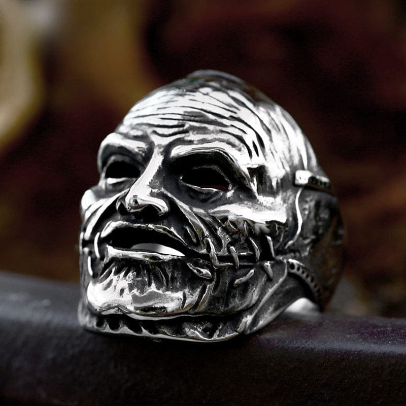 Kobine Men's Punk Skull Ring