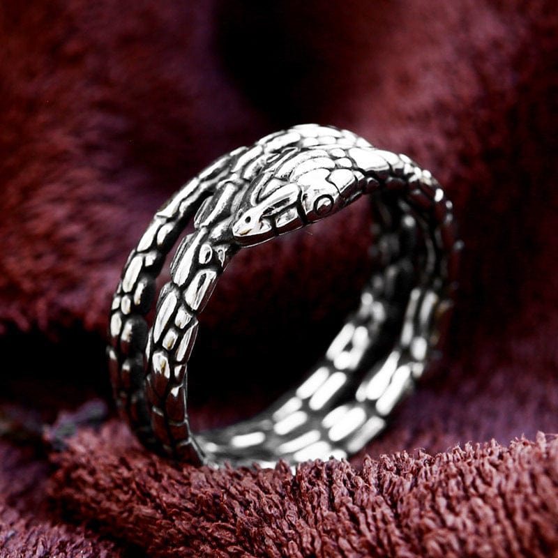 Kobine Men's Punk Snake Ring