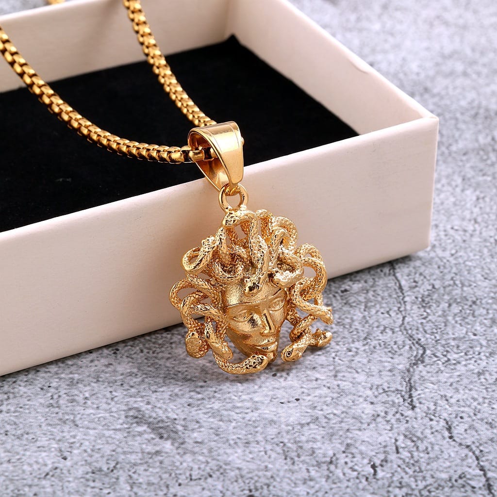 Kobine Men's Punk Snake Women Necklace