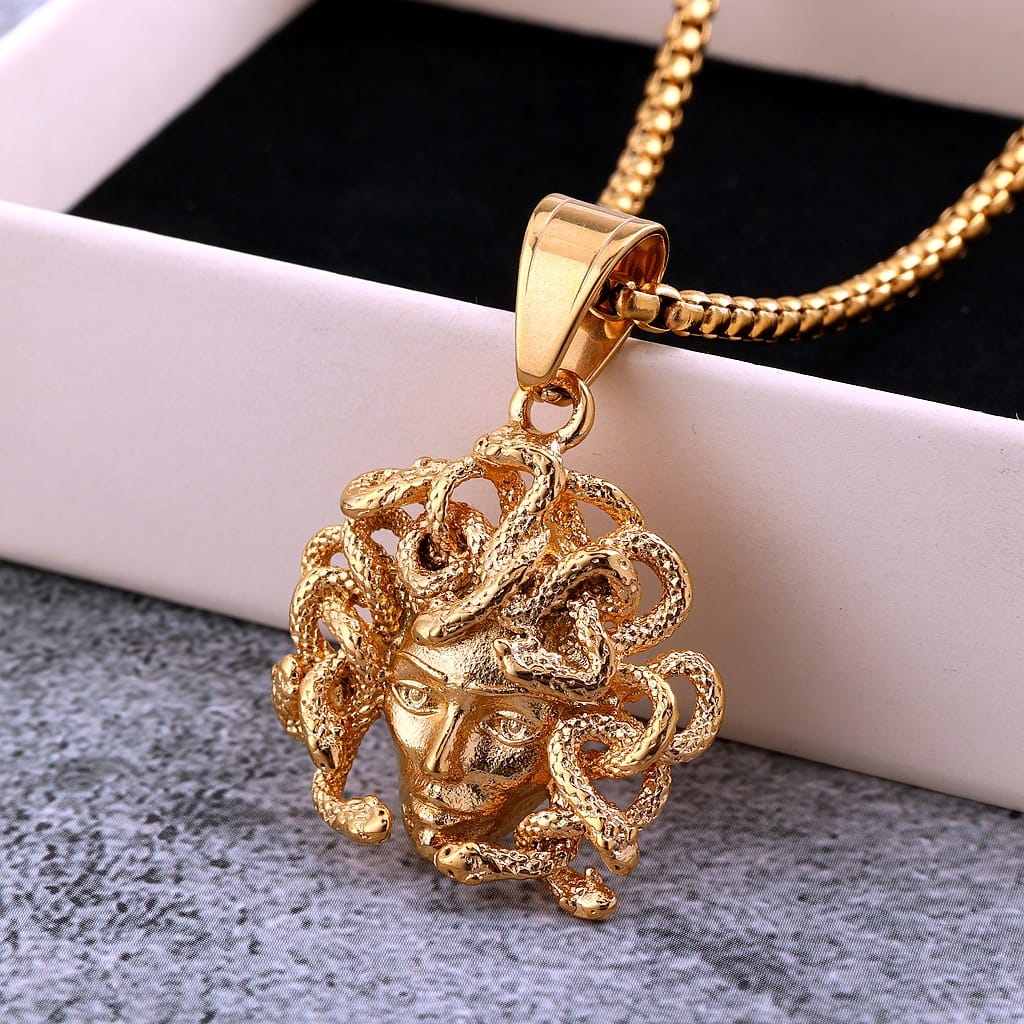 Kobine Men's Punk Snake Women Necklace