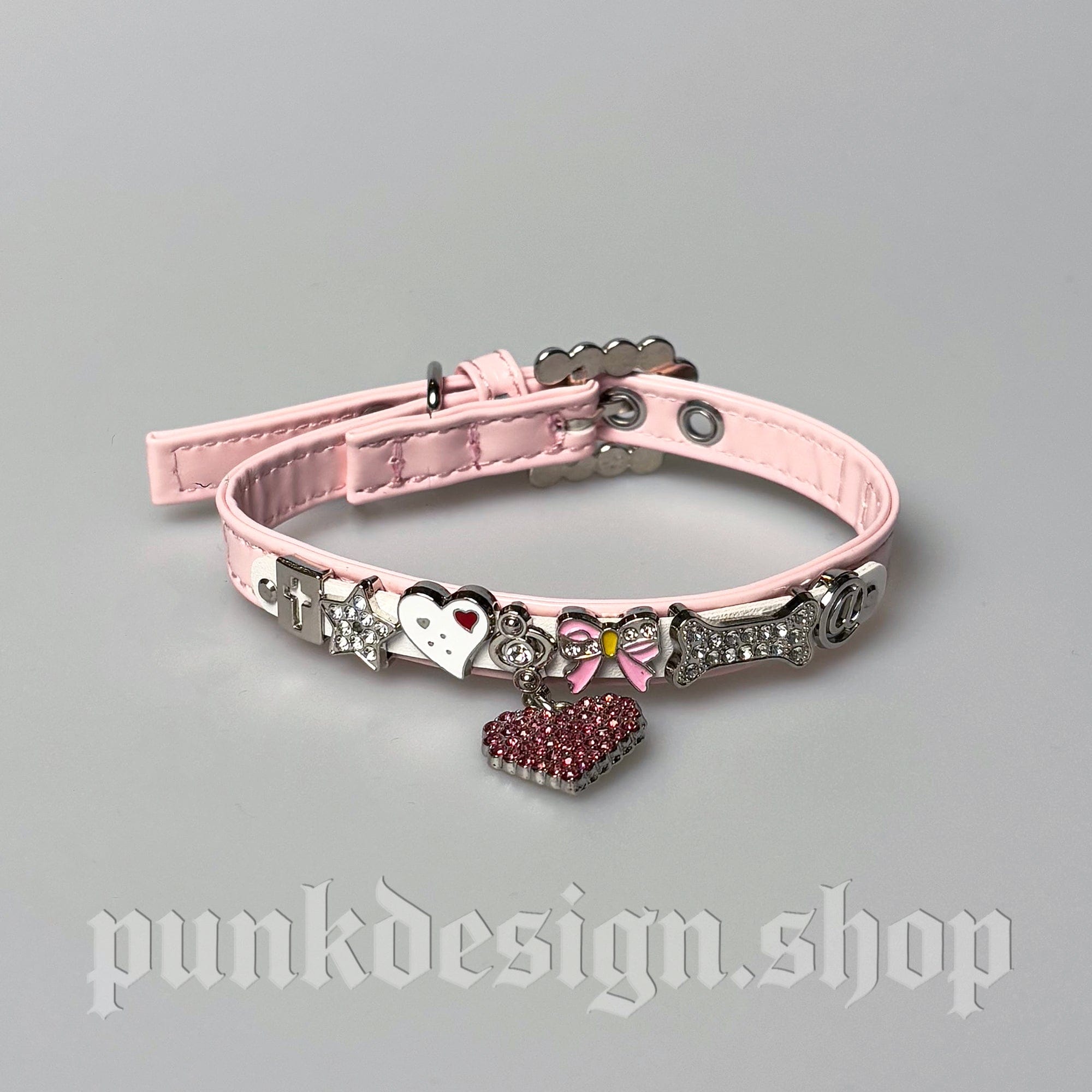 Kobine Pet's Gothic Double-layer Imitation Pearl Cat Choker