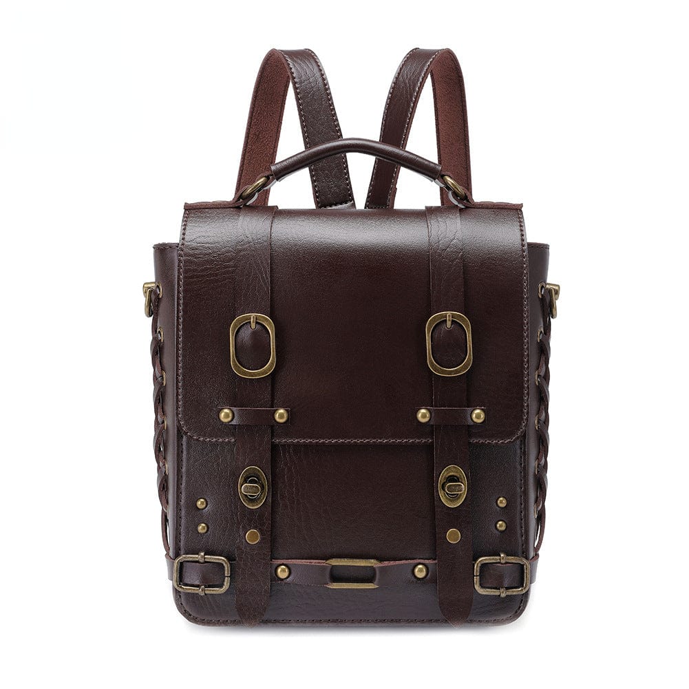 Kobine Steampunk Strappy Buckle Backpack