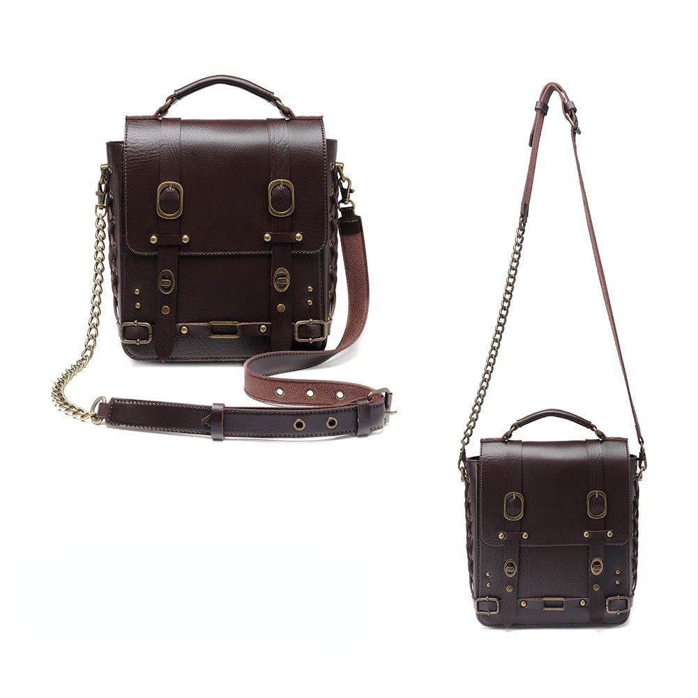 Kobine Steampunk Strappy Buckle Backpack