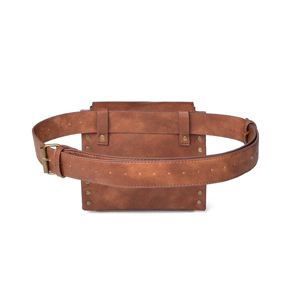 Kobine Unisex Steampunk Gear Square Waist Bag