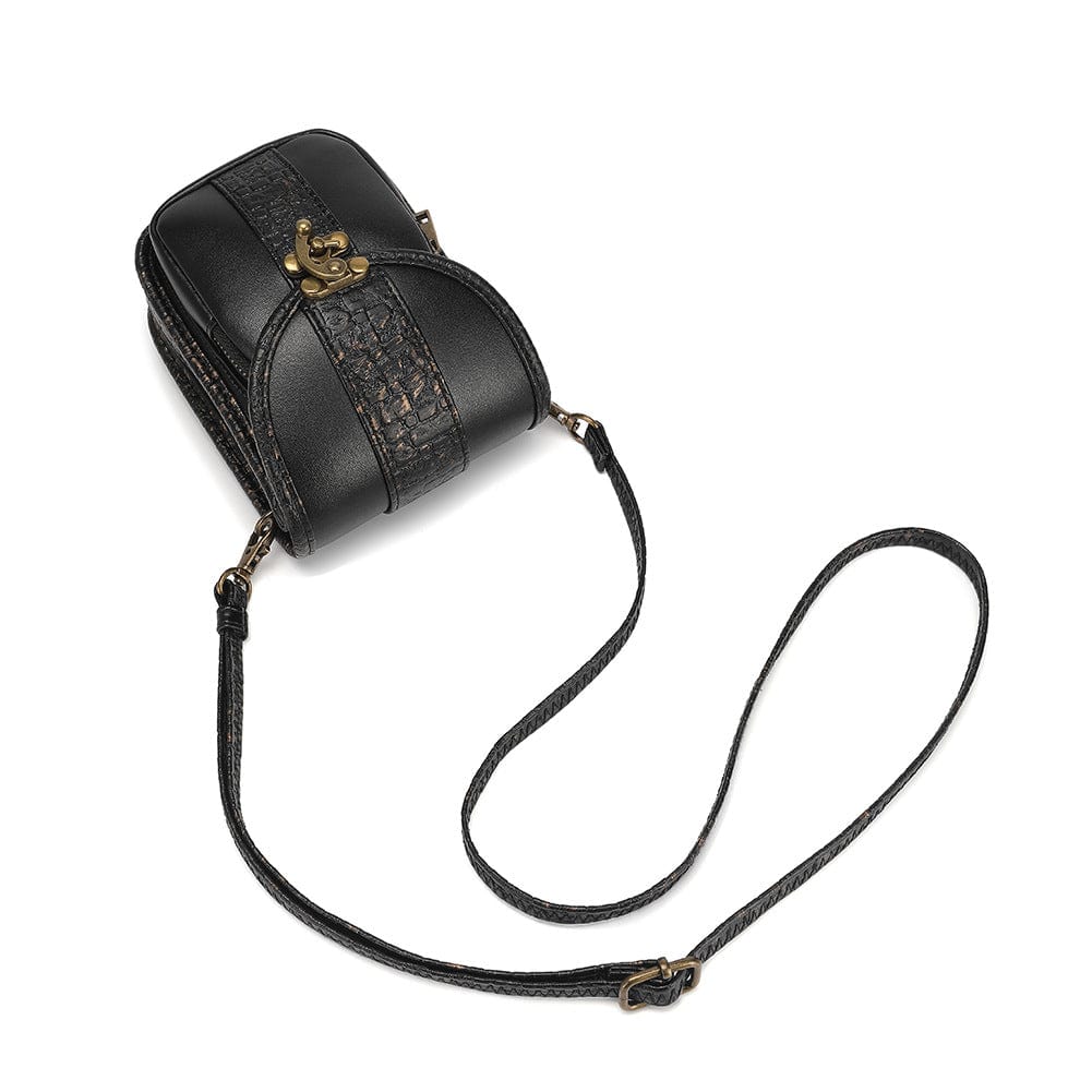 Kobine Unisex Steampunk Snakeskin Mini Bag