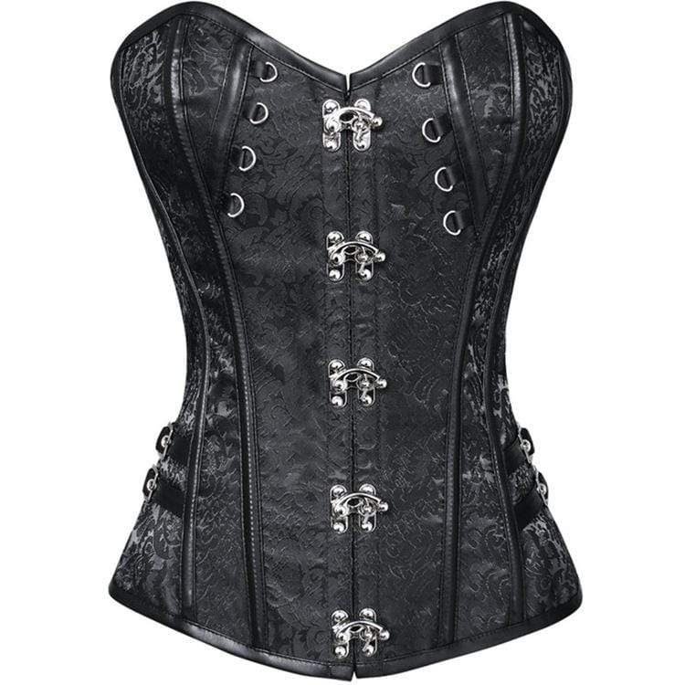 Kobine Women's Gothic Floral Overbust Corsets