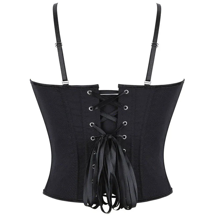 Kobine Women's Gothic Irregular Slip Solid Color Buister