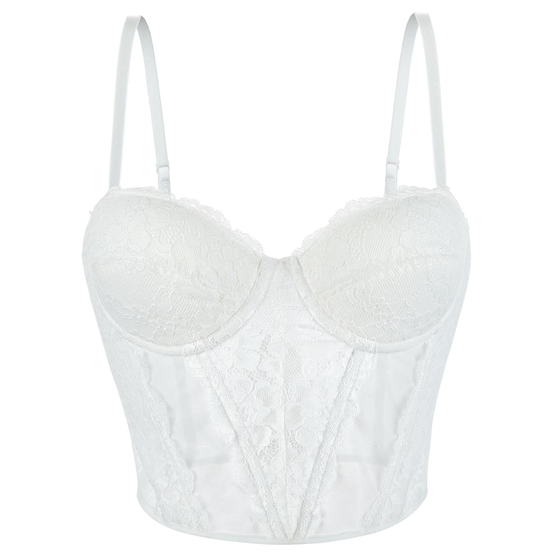 Kobine Women's Gothic Lace Slip Bustier