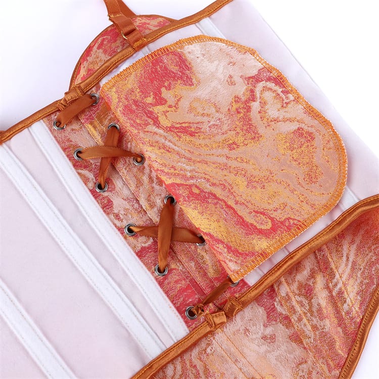 Kobine Women's Gothic Lace-up Slip Overbust Corset